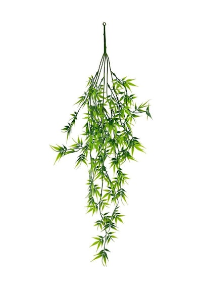 Yapay Çiçek Sarkan Bambu 60cm 5Dallı ty122 Yapay Sarmaşık Yeşil
