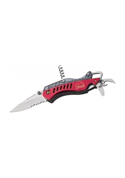 Buck 760rdx Summit Red Serrate Kamp Çakı Kırmızı