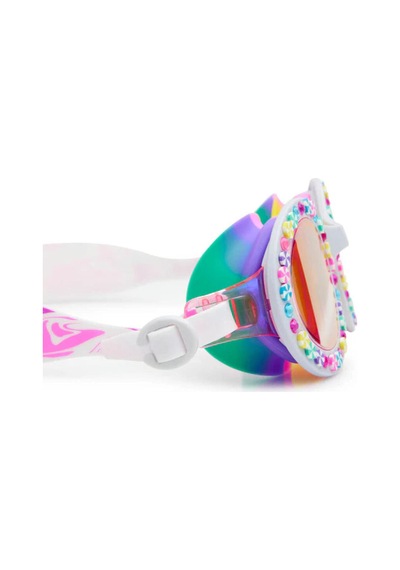 Bling2o Bright Stripe Rainbow Ribbon Çocuk Deniz Gözlüğü Çok Renkli