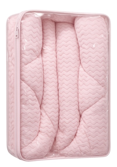 Fashion Tek Kişilik Mikro Zigzag Yorgan Takımı Konforlu, Yumuşak Dokulu 155x215 Pudra Pembe