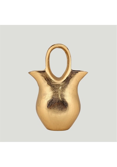 Vitale Gold Metal Çanta Vazo 10 21 30 Cm Renkli