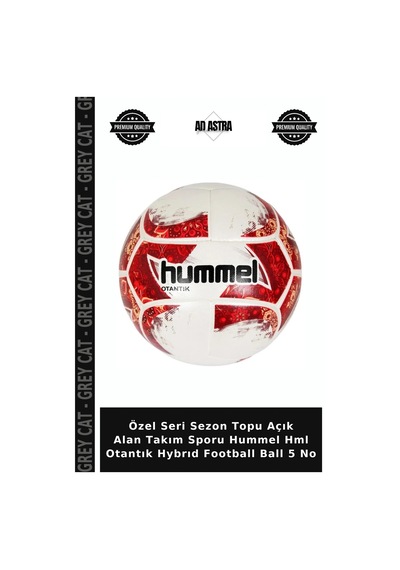 Özel Seri Sezon Topu Açık Alan Takım Sporu Hummel Hml Otantık Hybrıd Football Ball 5 No Çok Renkli