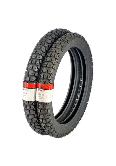 Cg Dişli Lastik Seti 300-18 Ve 275-18 Tt-iç Lastikli Tip
