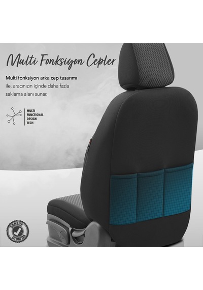 Otom Line Design Ekstra Destekli Oto Koltuk Kılıfı 550066786