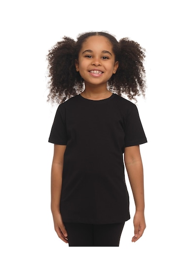 Lovetti Siyah Unısex Sıfır Yaka Kısa Kollu Tişört 3028S001 Siyah