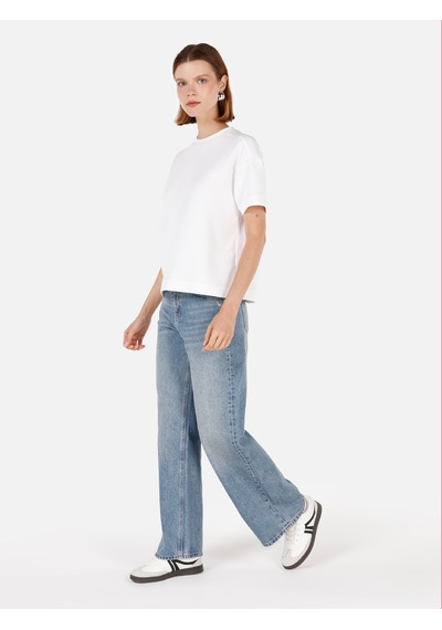 Colins 970 Berry Normal Kesim Mavi Jean Kadın Pantolon Cl1070702 Denim Colins 970 Berry Normal Kesim Mavi Jean Kadın Pantolon Cl1070702 Denim