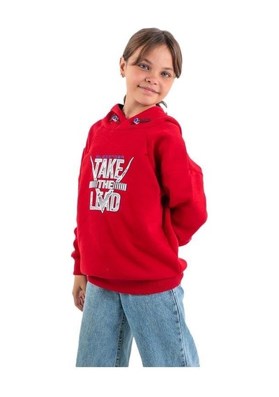 Slazenger Do Çocuk Sweatshirt St22wc031-600 Kırmızı-kırmızı