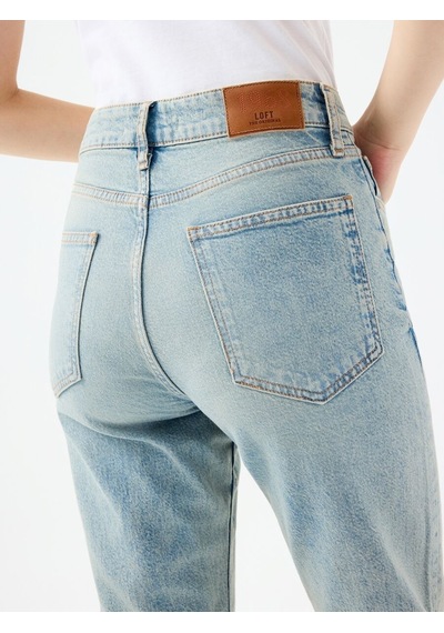 Comfort Straight Regular Fit Kadın Pantolon Denim