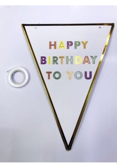 Happy Birthday To You Flama Bayrak Süsü Alithestereo
