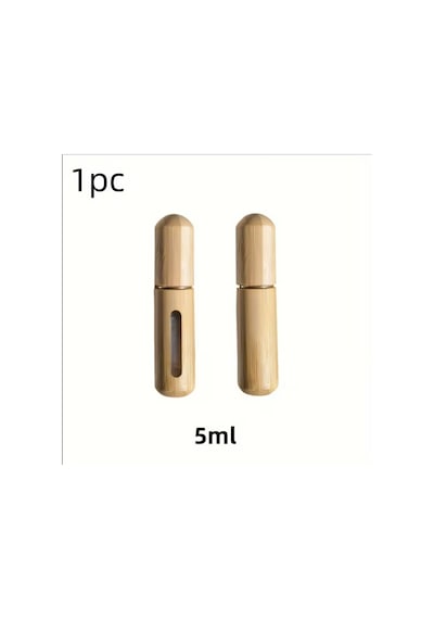 Sge Teknoloji Bambu 5 Ml Doldurulabilir Parfüm Şişesi Taşınabilir Cep Seyahat Parfüm Şişesi Atomizer