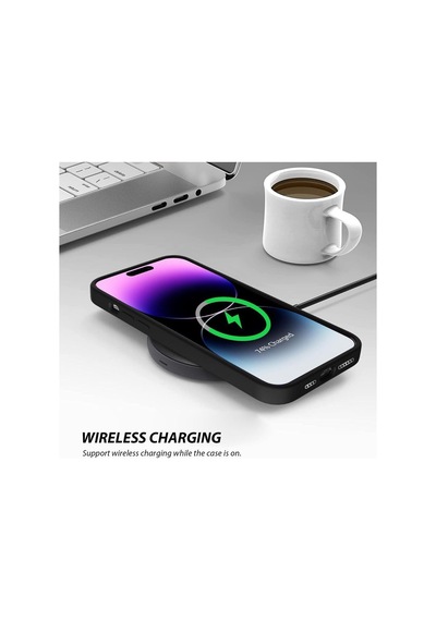 İphone 15 Pro Max Derin Mor Silikon Kılıf Leke Tutmaz İçi Süet Silinebilir Kamera Yükseltili Kapak
