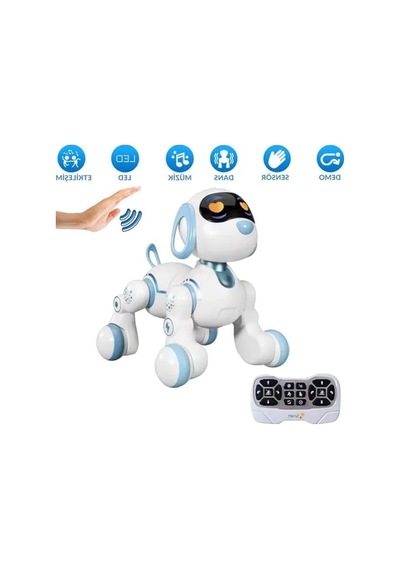 Şarjlı Dokunma Algılama Robot Köpek, 30 Fonksiyon İle Eğlenceli Oyun