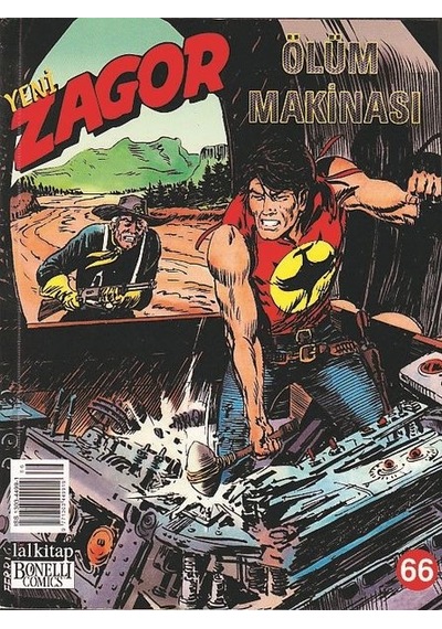 Zagor Sayı 66-Ölüm Makinası - Moreno Burattini - Lal