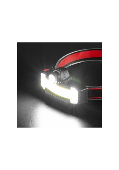 Panther Pt-5685 Usb Şarjlı Kafa Lambası 1000 Lumen Zoomlu Cob Led Işık Siyah