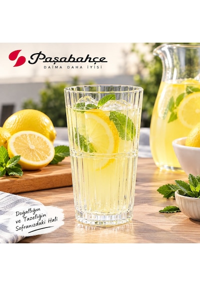 Paşabahçe 200 Cc Meşrubat Bardağı Şeffaf Cam Su Meyve Suyu Limonata Bardağı