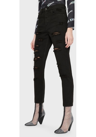 Armani Exchange Kadın Kot Pantolon 3ryj51 Y1hrz 1200 Siyah