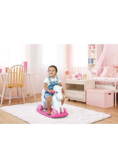Dolu Unicorn Sallanan Tekerleklı At  2509