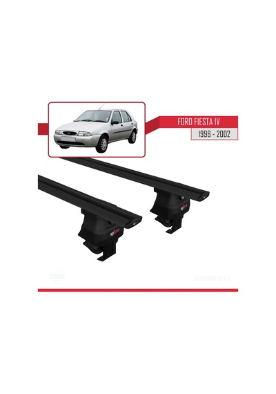 Ford Fiesta Iv 1996-2002 Arası İle Uyumlu Ace-4 Ara Atkı Tavan Barı Siyah