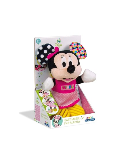 Disney Baby Minnie İlk Aktivite Minnie Mouse Peluş Diş Kaşıyıcı Sesli Oyuncak