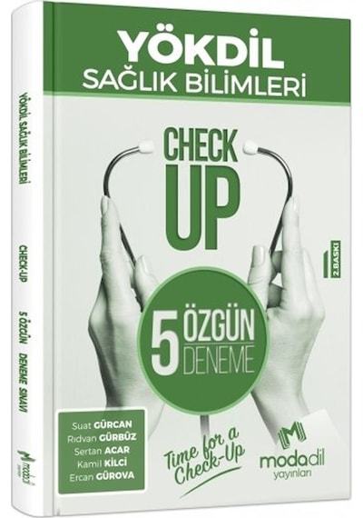 Modadil Yayınları Yökdil Sağlık Bilimleri Check Up 5 Özgün  Deneme