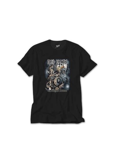 Iced Earth Siyah Tişört Siyah