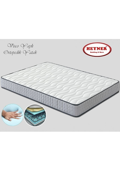 Uzunbebe Heyner Visco Yaylı Yatak 90X190 Cm Ortopedik Visco Yaylı Yatak
