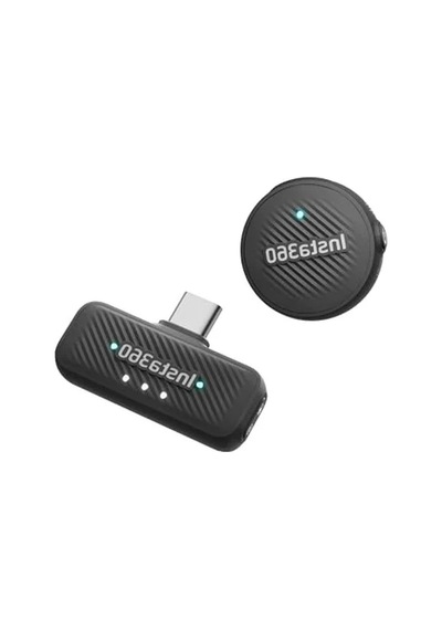 Kablosuz Mikrofon Seti, 300 M Menzil Ve Usb-c İle Kullanım Kolaylığı