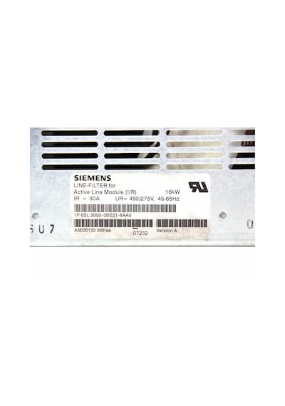 6sl3000-0be21-6aa0 Sımodrıve Lıne Fılter 16kw E/r-