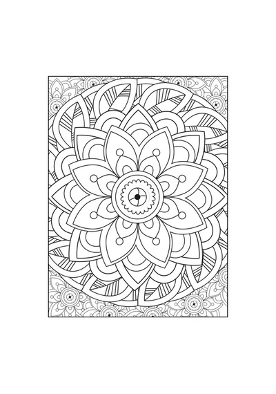 Mandala Boyama Kitap Seti 4 Kitap