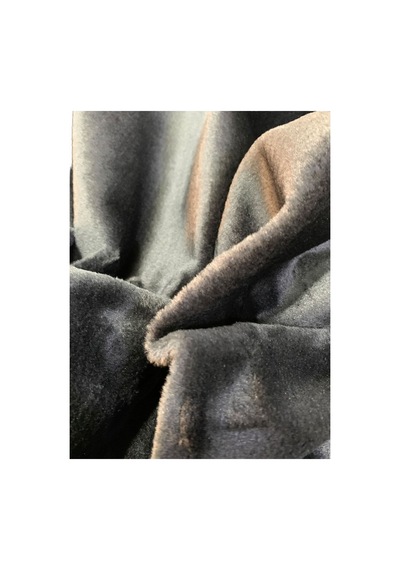 Zp-lutur- Tüy Dökmez 500 Gr Ithal Siyah Peluş Kumaş 100x150 Cm Ev Tekstil Siyah Siyah
