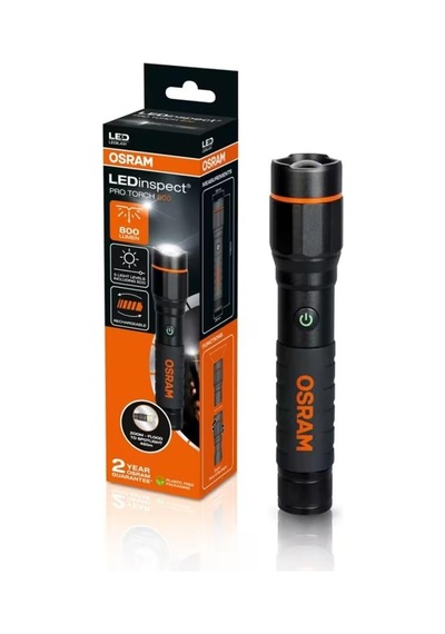 Osram El Feneri Ledli Fonksiyonlu Şarjlı Mıknatıslı 800 Lümen 180 35 Mm