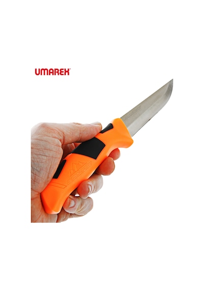 Umarex Alpina Sport Ancho Kılıflı Kamp Bıçak 11 CM Turuncu