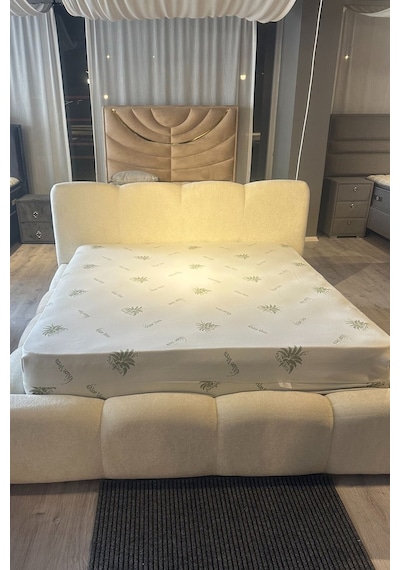 Aloe Vera Fermuarlı Yatak Kılıfı, Yatak Pedi&şiltesi Kılıfı, Yıkanabilir, Beyaz.yükseklik Belirtiniz.