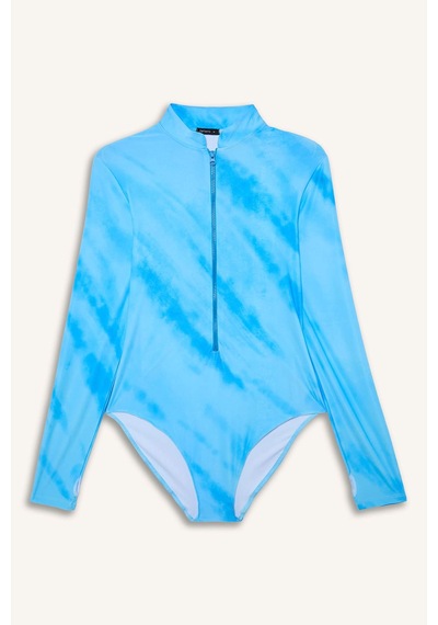 Defacto Regular Fıt Desenli 5li Burkini Mayo G9525ax26hsbe168 Mavi-be168