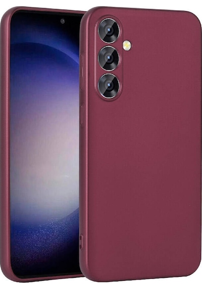 Ekılıf - Samsung Galaxy S24 Plus Uyumlu Kılıf Mat Soft Premier Silikon Kapak - Rose Gold