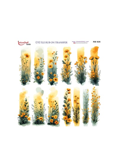 Ütü İle Rub On Transfer Kağıdı 30x30cm Rb-926