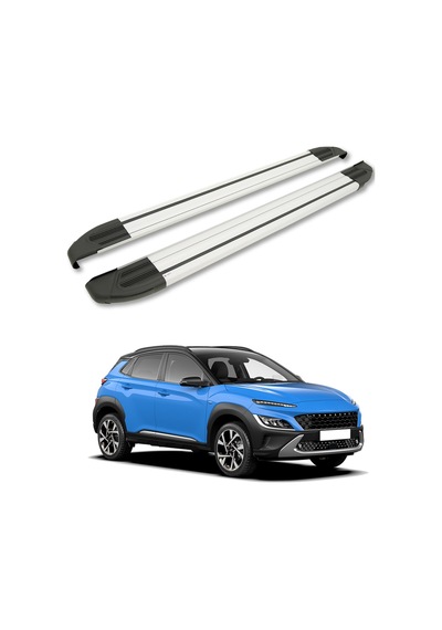 Hyundai Kona 2017-2023 Yan Basamak Brillant Gri
