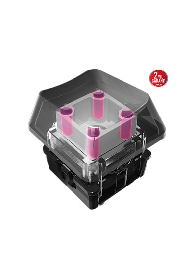 Rog Rx Switchler İle Uyumlu Pbt Doubleshot 123 Adet Keycap Set