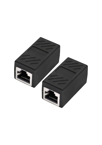 Ayt Rj 45 Dişi Dişi Ara Aparat Klipsli Ethernet Girişli 8p-8c Ara İnternet Kablosu İlave Uzatma Aparatı