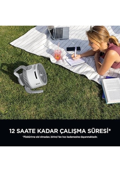 Shark Flexbreeze Hydrogo Serinletici Buharlı Fan - Dove