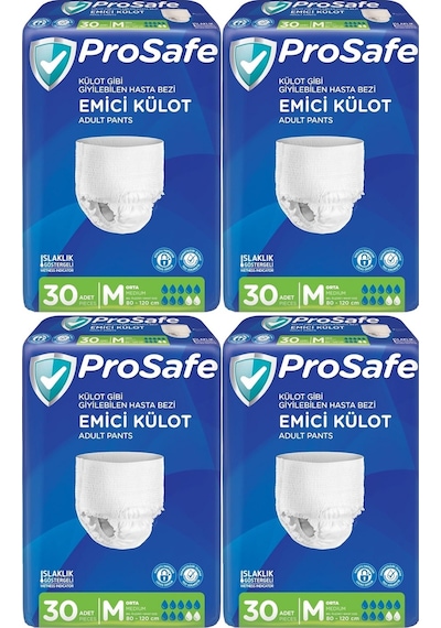 Prosafe Emici Külot Hasta Bezi M 4 x 30'lu