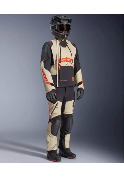 Alpinestars Halo Pro Ds Korumalı Motosiklet Montu Krem Siyah