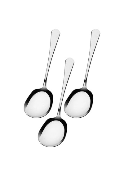 Bre Home 3 Adet Çelik Servis Kaşık 21 Cm