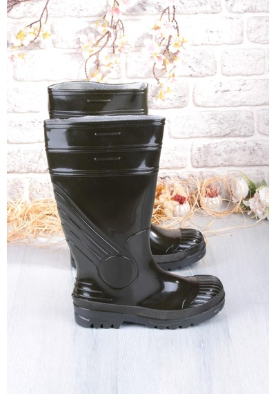 Fort 1199 Ulaş 37 Cm Uzunluk Pvc %100 Su Geçirmez Tarım Çiftçi Sulama İş Çizmesi Haki