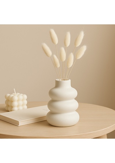 Bernami Mumluk Şamdanpinterest Mini Vazo Japandi Stil El Yapımı Minimal Vazo Diğer