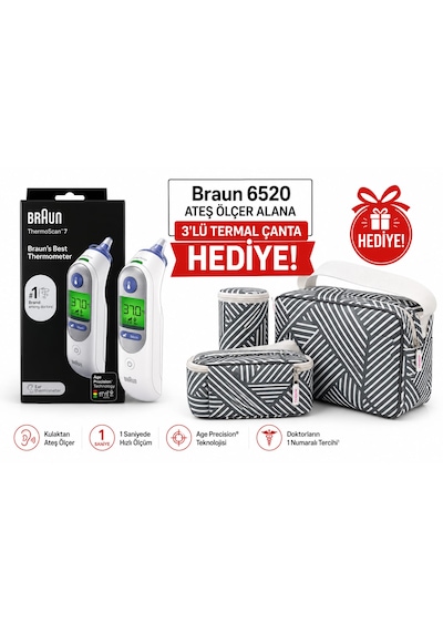 Braun 6520 Alana Termal Çanta Set Hediye