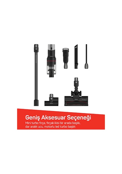 Arzum AR4209 MagiClean Flex Dikey Şarjlı Süpürge 500 W 60 Dk Kullanım