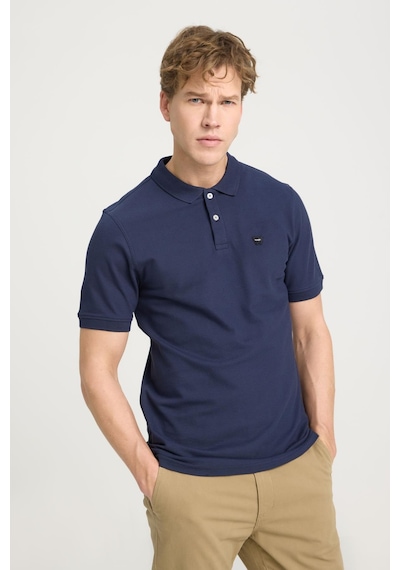 Kısa Kollu Polo T-shirt Lacivert Lacivert