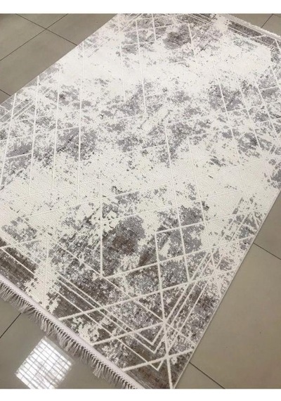 Padişah Halı Santo 60892 071 Serisi Akrilik Salon Oturma Yatak Odası Halısı Kahverengi - Bej