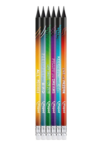 Maped Energy Silgili Kurşun Kalem 6 Lı